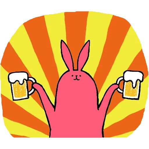 Sticker “Pink Rabbit-1”