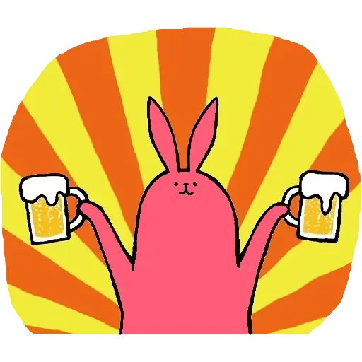 Sticker “Pink Rabbit-1”