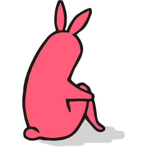 Sticker “Pink Rabbit-10”