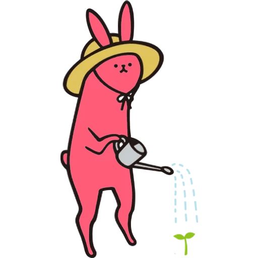 Sticker “Pink Rabbit-4”