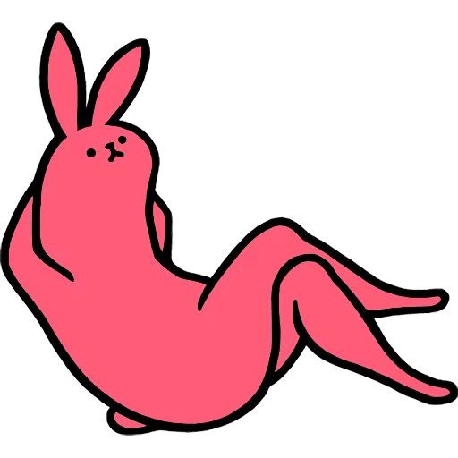 Sticker “Pink Rabbit-5”