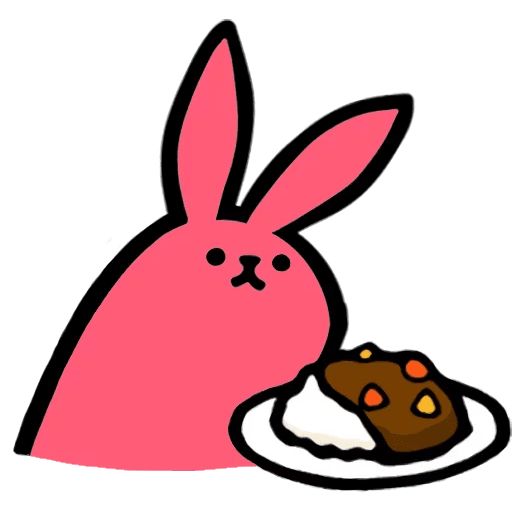 Sticker “Pink Rabbit-6”