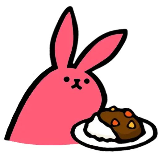 Sticker “Pink Rabbit-6”