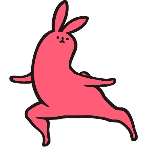Sticker “Pink Rabbit-7”
