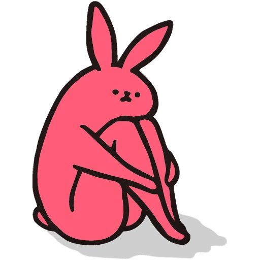 Sticker “Pink Rabbit-9”