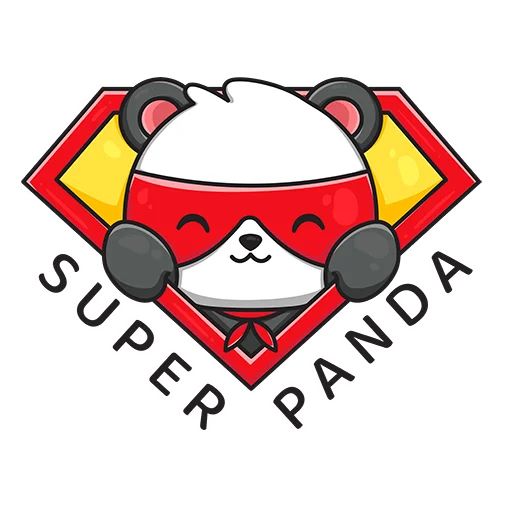Sticker “Super Panda-8”