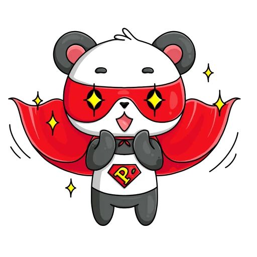 Sticker “Super Panda-9”