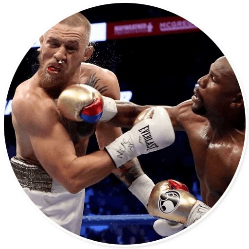 Sticker “McGregor vs Mayweather-10”