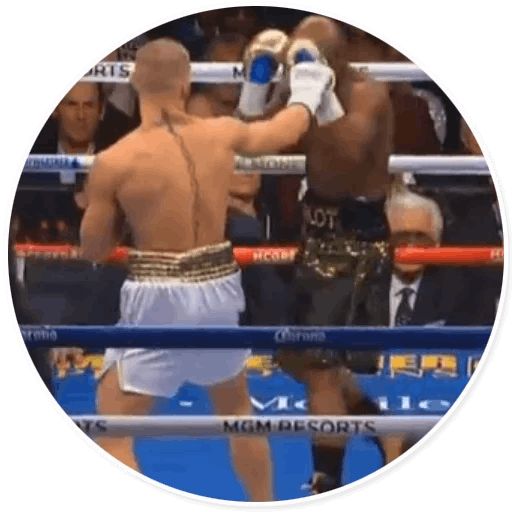 Sticker “McGregor vs Mayweather-7”