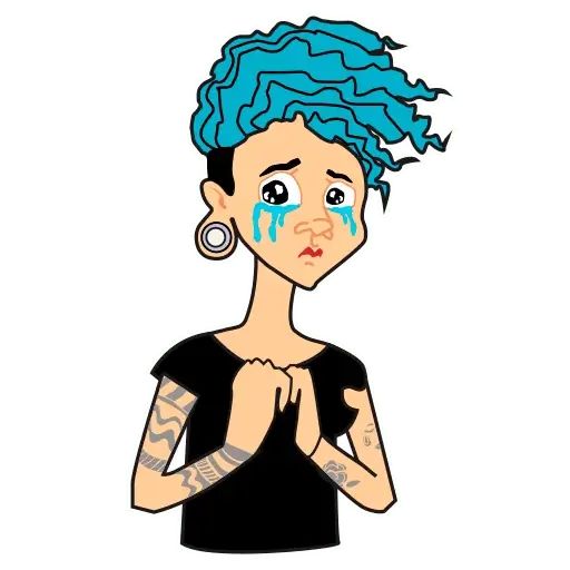 Sticker “Tattooed Girl-11”