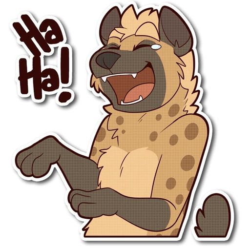 Sticker “Spotted Hyena-1”