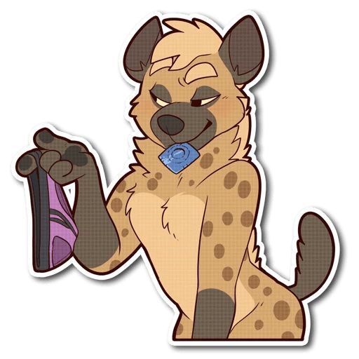 Sticker “Spotted Hyena-4”
