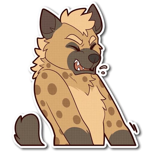 Sticker “Spotted Hyena-8”