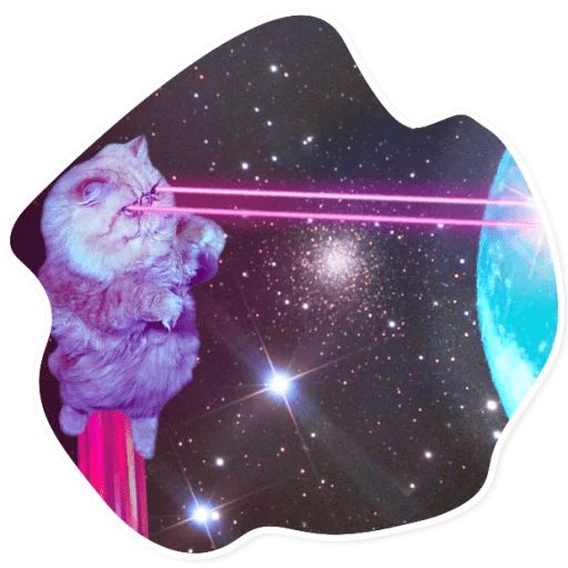 Sticker “Space Cats-7”