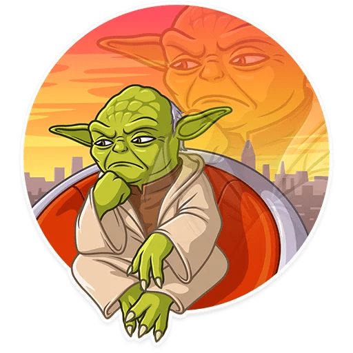 Sticker “Master Yoda-8”