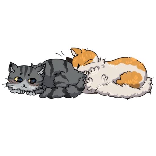 Sticker “Fluffy Pussies-10”
