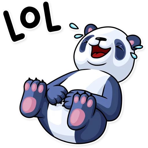Sticker “Lazy Panda-1”