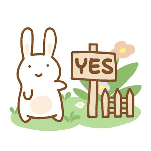 Sticker “Easter bunny-11”
