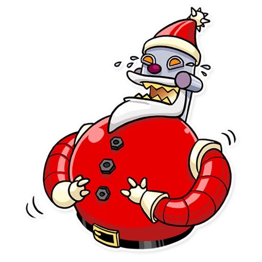 Sticker “Robo Santa-1”
