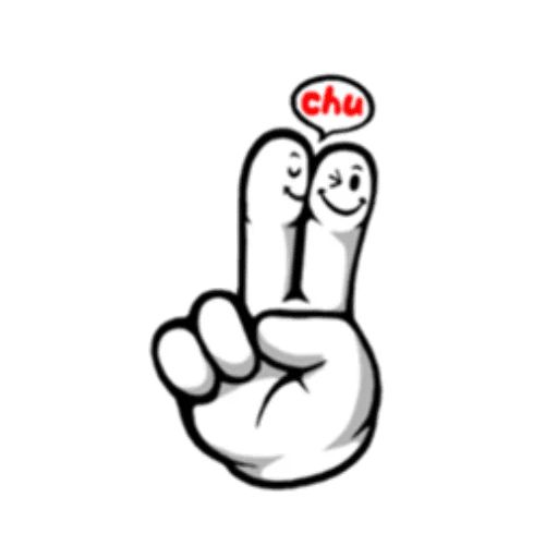 Sticker “Finger-9”
