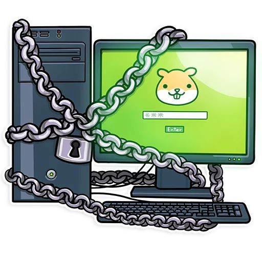 Sticker “Crypto Hamster-6”