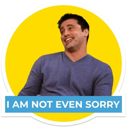 Sticker “Joey Tribbiani-1”