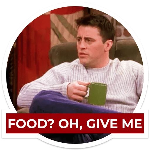 Sticker “Joey Tribbiani-3”