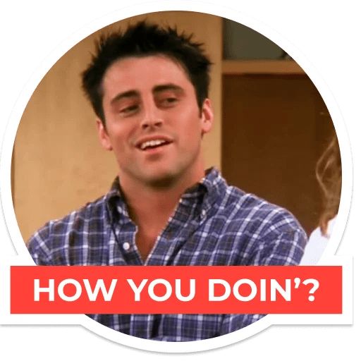 Sticker “Joey Tribbiani-4”