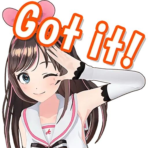 Sticker “Kizuna AI Stickers-7”