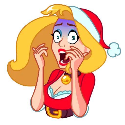 “Party Girl” animated sticker set for Telegram