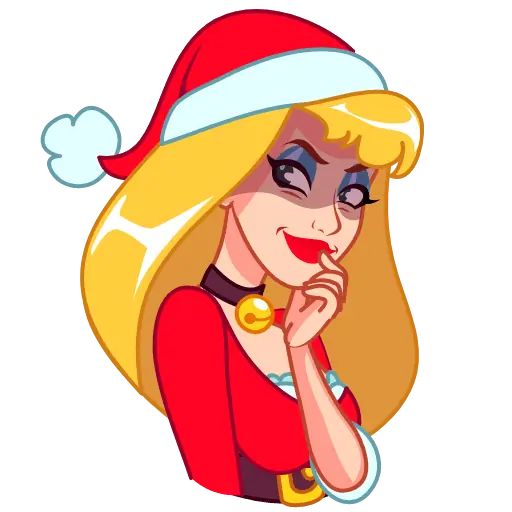 “Party Girl” animated sticker set for Telegram