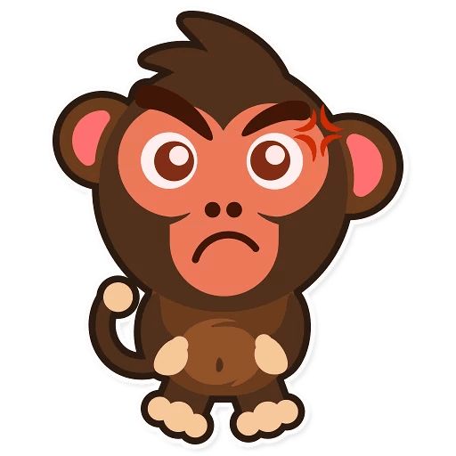 Sticker “Happy Monkey-2”