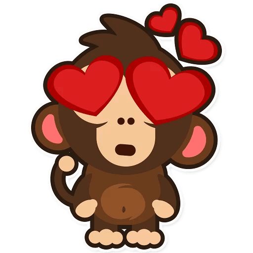 Sticker “Happy Monkey-5”