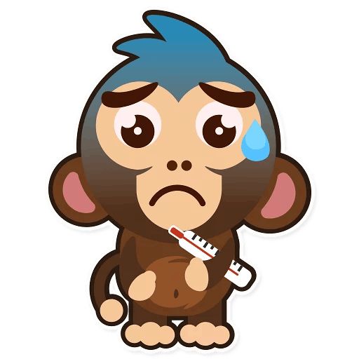 Sticker “Happy Monkey-9”
