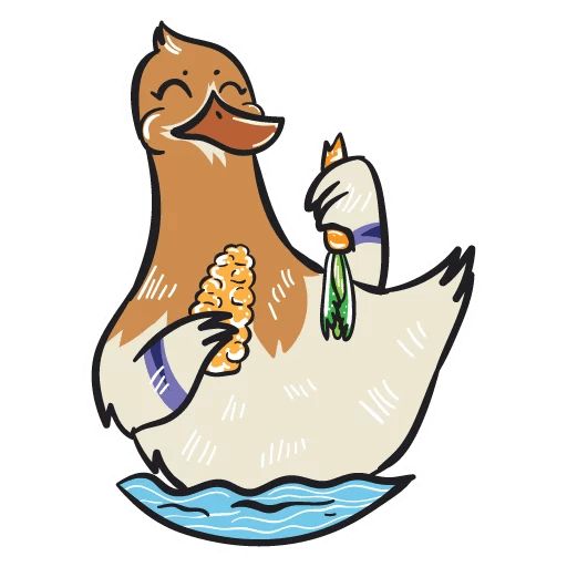 Sticker “Quack-Quack-8”