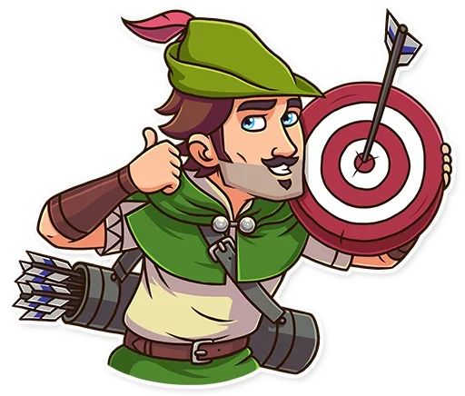 Sticker “Robin Hood-3”