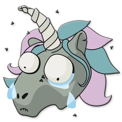 Sticker “Unicorn Zombie-6”