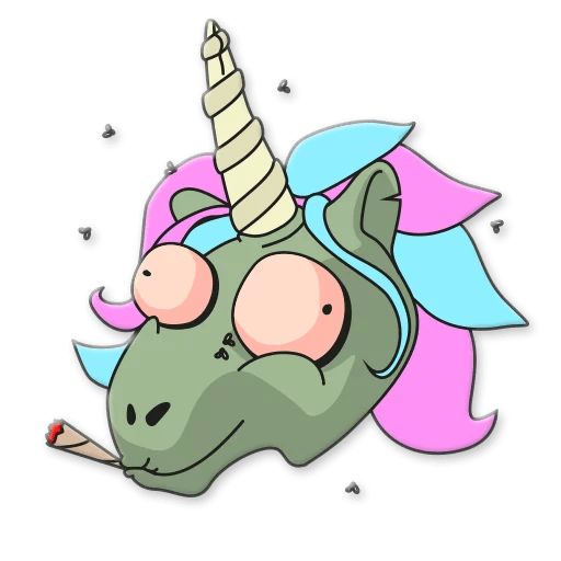 Sticker “Unicorn Zombie-7”