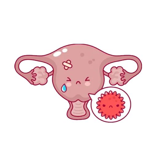 Sticker “Cute Uterus-10”