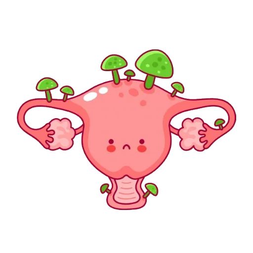 Sticker “Cute Uterus-12”