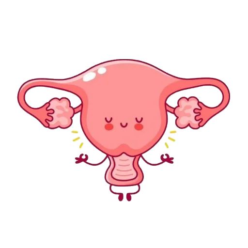 Sticker “Cute Uterus-2”