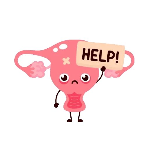 Sticker “Cute Uterus-3”