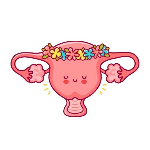 Sticker “Cute Uterus-4”