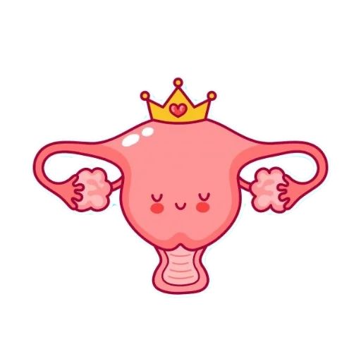 Sticker “Cute Uterus-6”