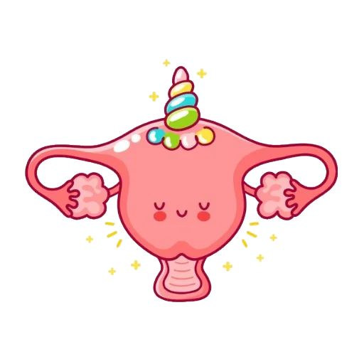 Sticker “Cute Uterus-7”