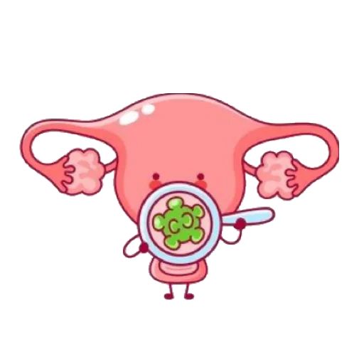 Sticker “Cute Uterus-9”