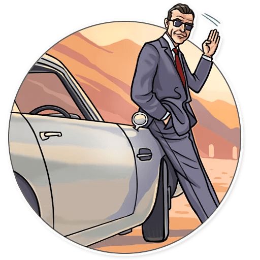 Sticker “Agent 007-3”