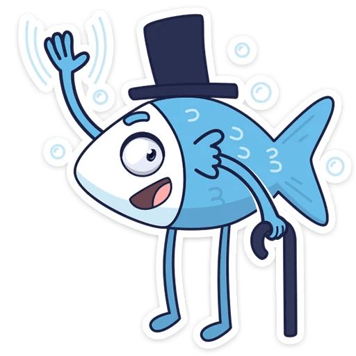 Sticker “Mr. Fish-1”