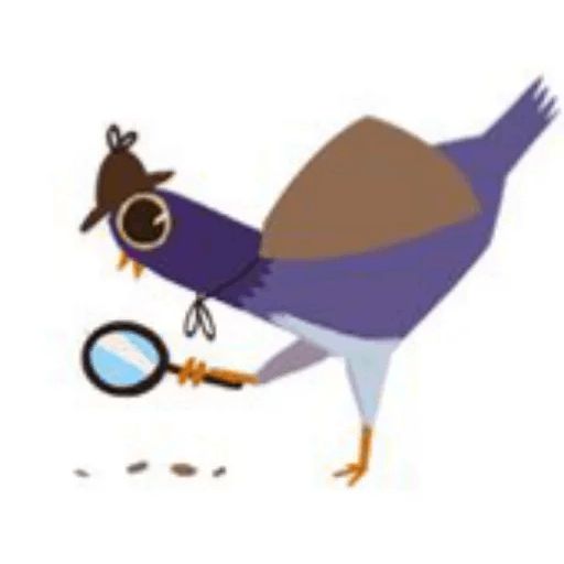 Sticker “Trash dove-8”