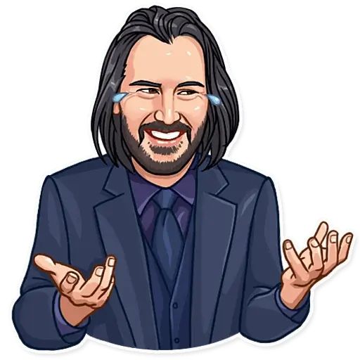 Sticker “Keanu Reeves-1”